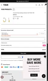 WELCOME2506 coupon verification screenshot