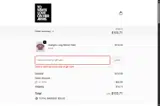 -21.56% coupon verification screenshot