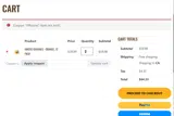 10foryou coupon verification screenshot