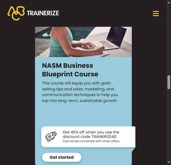 Trainerize checkout page showing Trainerize discount code box | Screenshot taken by SimplyCodes community member on Jan 8, 2026