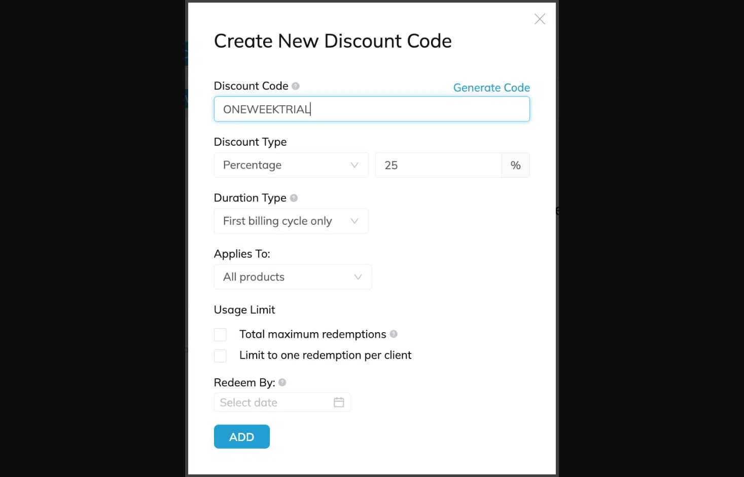 Trainerize checkout page showing Trainerize discount code box | Screenshot taken by SimplyCodes community member on Dec 18, 2025