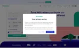 Trainline coupon verification screenshot