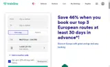 Trainline coupon verification screenshot