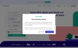 Trainline coupon verification screenshot