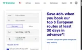 Trainline coupon verification screenshot