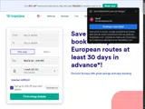 Trainline coupon verification screenshot