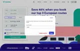 Trainline coupon verification screenshot