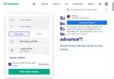 Trainline coupon verification screenshot