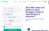 Trainline coupon verification screenshot