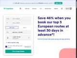 Trainline coupon verification screenshot