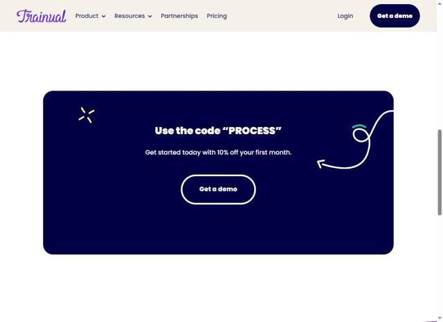 Trainual checkout page showing Trainual promo code box | Screenshot taken by SimplyCodes community member on May 14, 2025