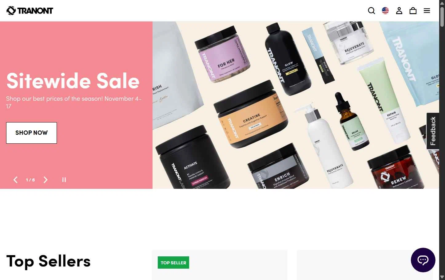 Tranont checkout page showing Tranont promo code box | Screenshot taken by SimplyCodes community member on Nov 10, 2025