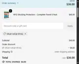 Traveling Bags MKE coupon verification screenshot