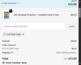 Traveling Bags MKE coupon verification screenshot