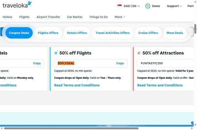 Traveloka checkout page showing Traveloka promo code box | Screenshot taken by SimplyCodes community member on Aug 13, 2025