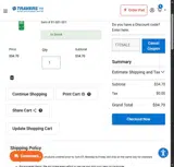 TTCSALE coupon verification screenshot