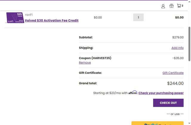 TravlFi checkout page showing TravlFi coupon code box | Screenshot taken by SimplyCodes community member on Aug 14, 2025