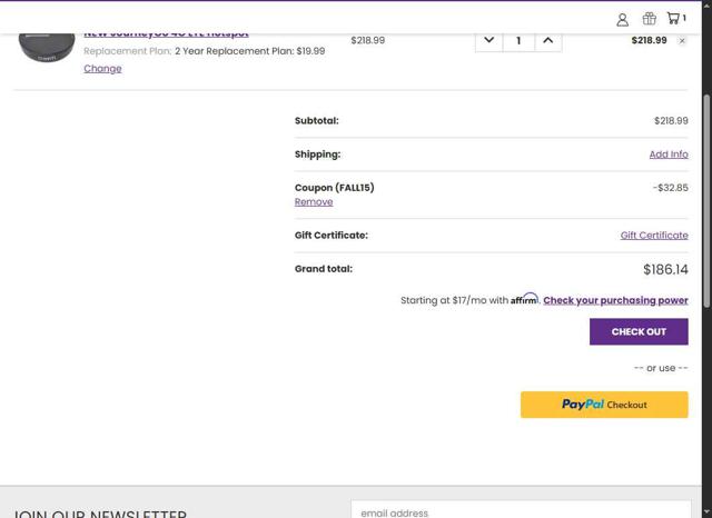 TravlFi checkout page showing TravlFi coupon code box | Screenshot taken by SimplyCodes community member on Sep 5, 2025