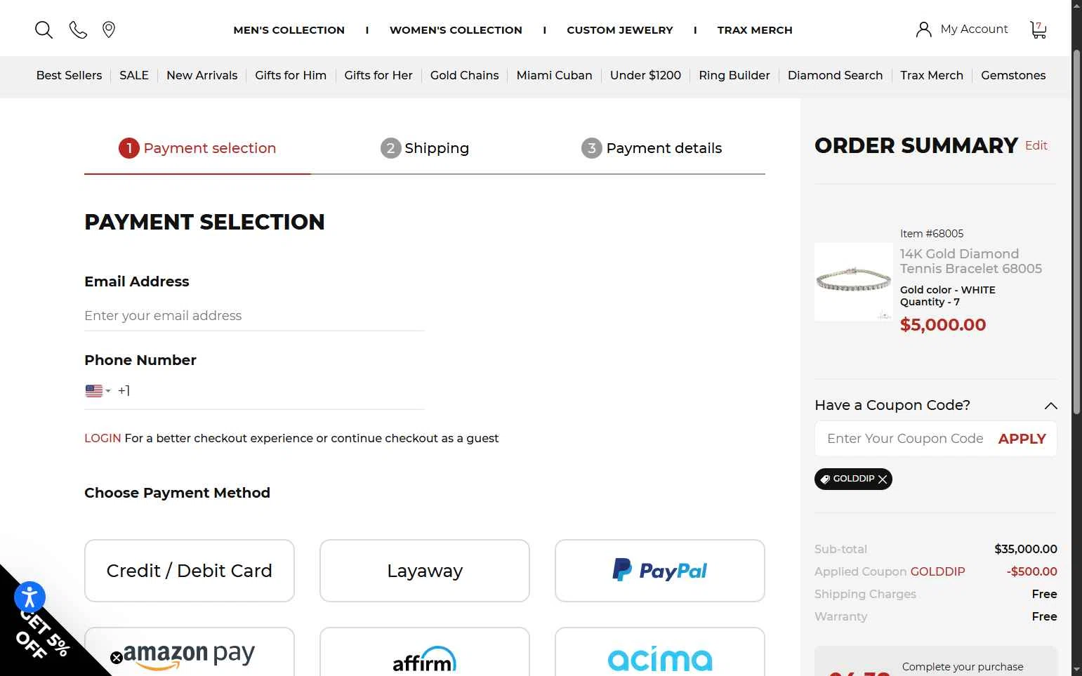 TraxNYC checkout page showing TraxNYC promo code box | Screenshot taken by SimplyCodes community member on Sep 25, 2025