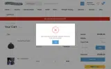 Treadmill Outlet coupon verification screenshot