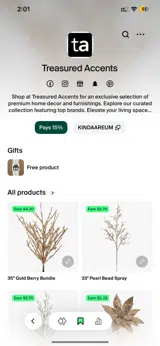 KINDAAREUM coupon verification screenshot