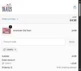 10YAFU coupon verification screenshot