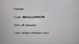 Melissa20NOW coupon verification screenshot