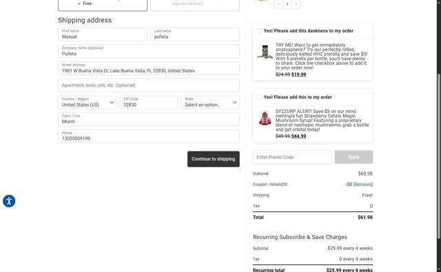 TRĒ House checkout page showing TRĒ House promo code box | Screenshot taken by SimplyCodes community member on Sep 5, 2025