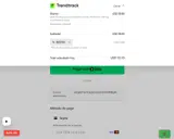 TrendTrack coupon verification screenshot
