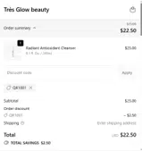 qr1001 coupon verification screenshot
