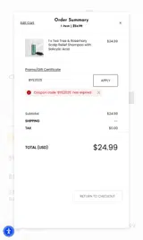 BYE2025 coupon verification screenshot