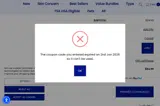 BYE2025 coupon verification screenshot