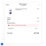 LABORDAY2025 coupon verification screenshot