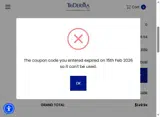 LOVE2026 coupon verification screenshot