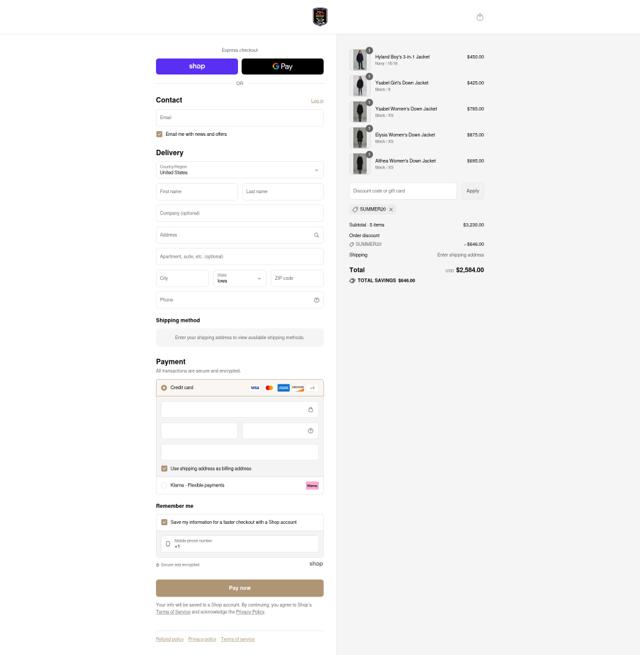 Triple F.A.T. Goose checkout page showing Triple F.A.T. Goose discount code box | Screenshot taken by SimplyCodes community member on Aug 30, 2025