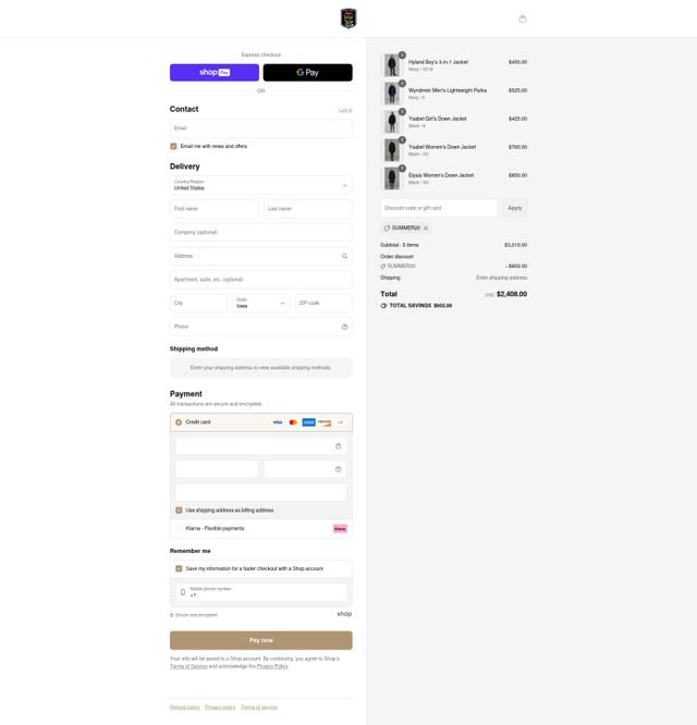 Triple F.A.T. Goose checkout page showing Triple F.A.T. Goose discount code box | Screenshot taken by SimplyCodes community member on Jul 13, 2025