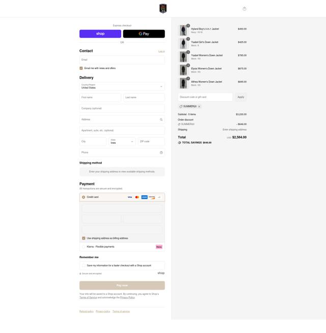 Triple F.A.T. Goose checkout page showing Triple F.A.T. Goose discount code box | Screenshot taken by SimplyCodes community member on Sep 3, 2025