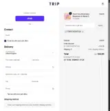 TRIPSTUDENTS20 coupon verification screenshot