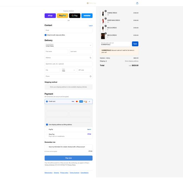 Trish Scully checkout page showing Trish Scully discount code box | Screenshot taken by SimplyCodes community member on Sep 8, 2025