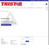 TRISTAR Productions coupon verification screenshot