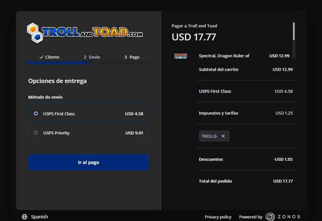 Troll and Toad checkout page showing Troll and Toad promo code box | Screenshot taken by SimplyCodes community member on May 15, 2025