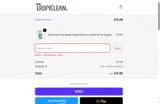 TropiClean coupon verification screenshot