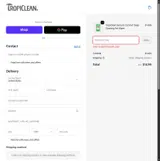 TropiClean coupon verification screenshot