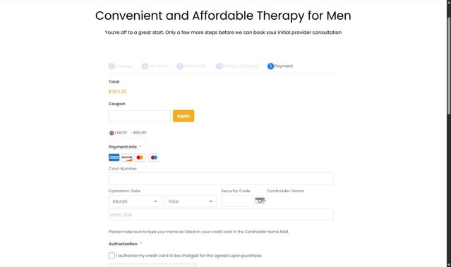 TRT Nation checkout page showing TRT Nation coupon code box | Screenshot taken by SimplyCodes community member on Aug 1, 2025