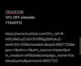 TTKAFF12 coupon verification screenshot