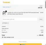 TTK10 coupon verification screenshot