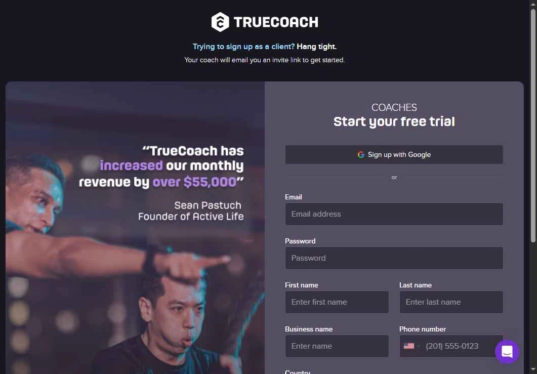 TrueCoach checkout page showing TrueCoach discount code box | Screenshot taken by SimplyCodes community member on Jan 13, 2026