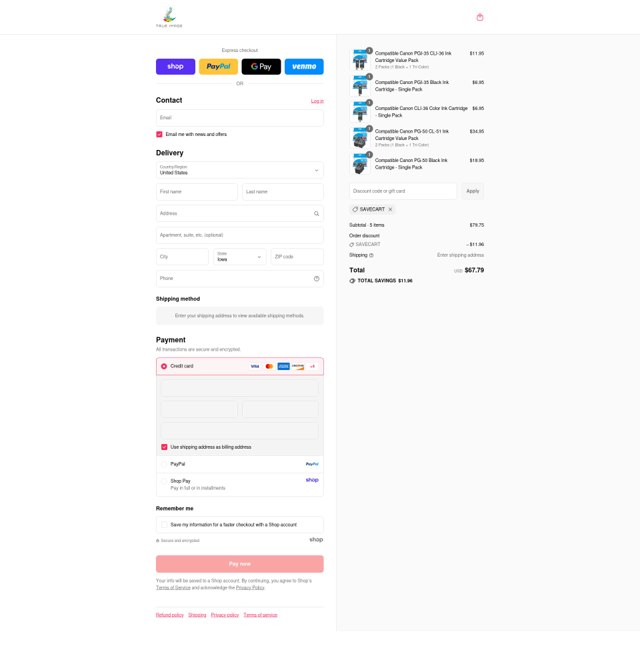 True Image checkout page showing True Image discount code box | Screenshot taken by SimplyCodes community member on Sep 4, 2025