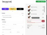 True Nature Meats coupon verification screenshot