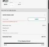 knife30 coupon verification screenshot